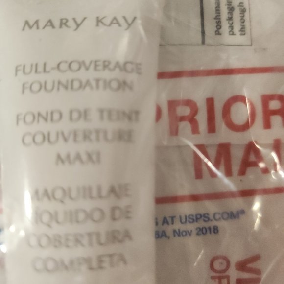 Mary Kay FULL Coverage Ivory 105 Liquid Foundation 1 OZ PINK CAP. No box. - Picture 2 of 4